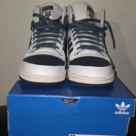 Top Ten Rb Adidas Top Ten RB Sneakers - Navy and White - Picture 6 of 6